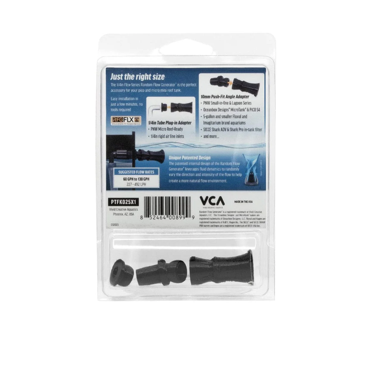 1/4" Flex-Series Pico Tank Flow Kit - VCA - Image 2