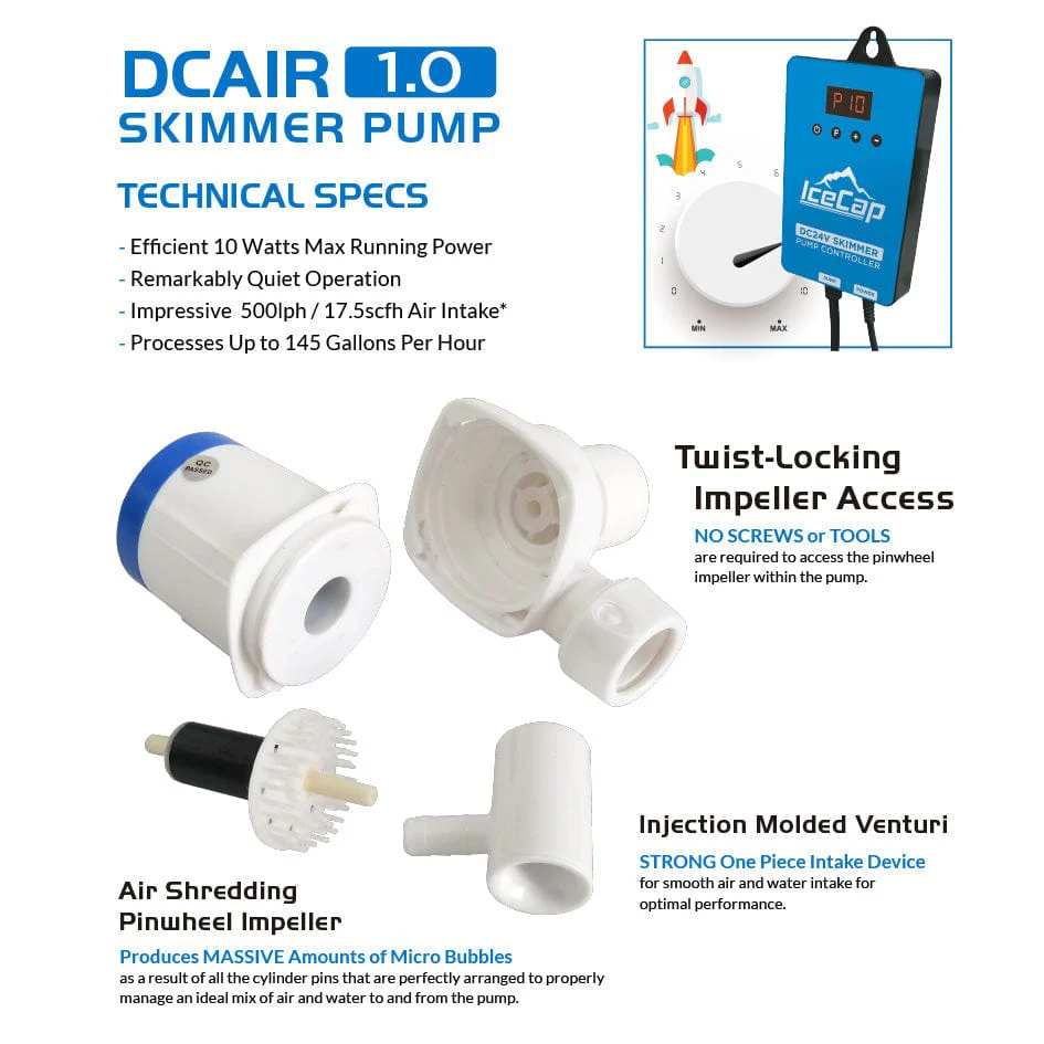 IceCap K3-130INT In-Sump Protein Skimmer - Image 3