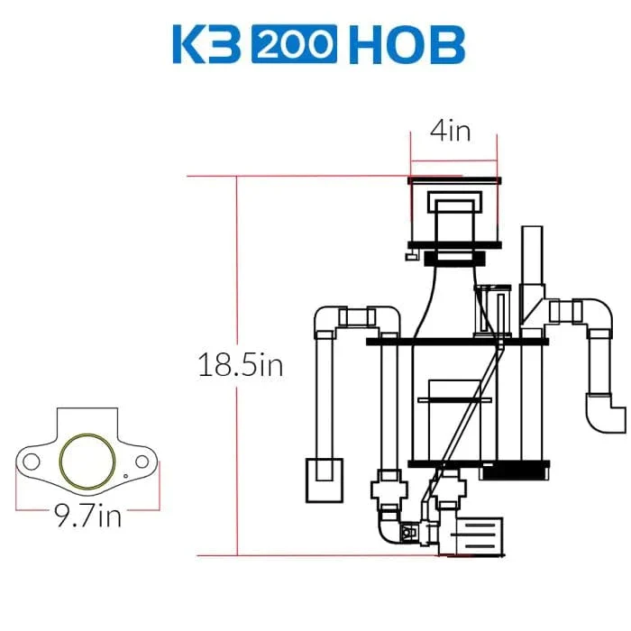 IceCap K3 200 HOB Protein Skimmer - Image 5
