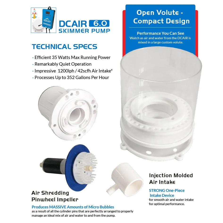 IceCap K3-200 OVP In-Sump Protein Skimmer - Image 3