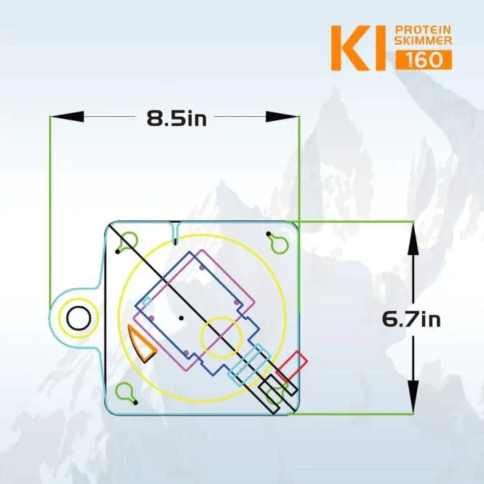 K1-160 In-Sump Protein Skimmer - IceCap - Image 3