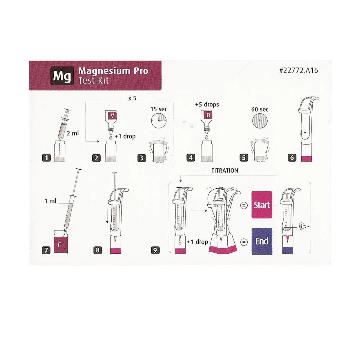 Magnesium Pro Test Kit - Red Sea - Image 3