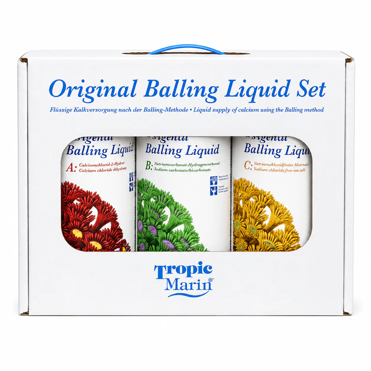 Original Balling Liquid A, B, C Set - 3 x 1000mL - Tropic Marin - Image 2