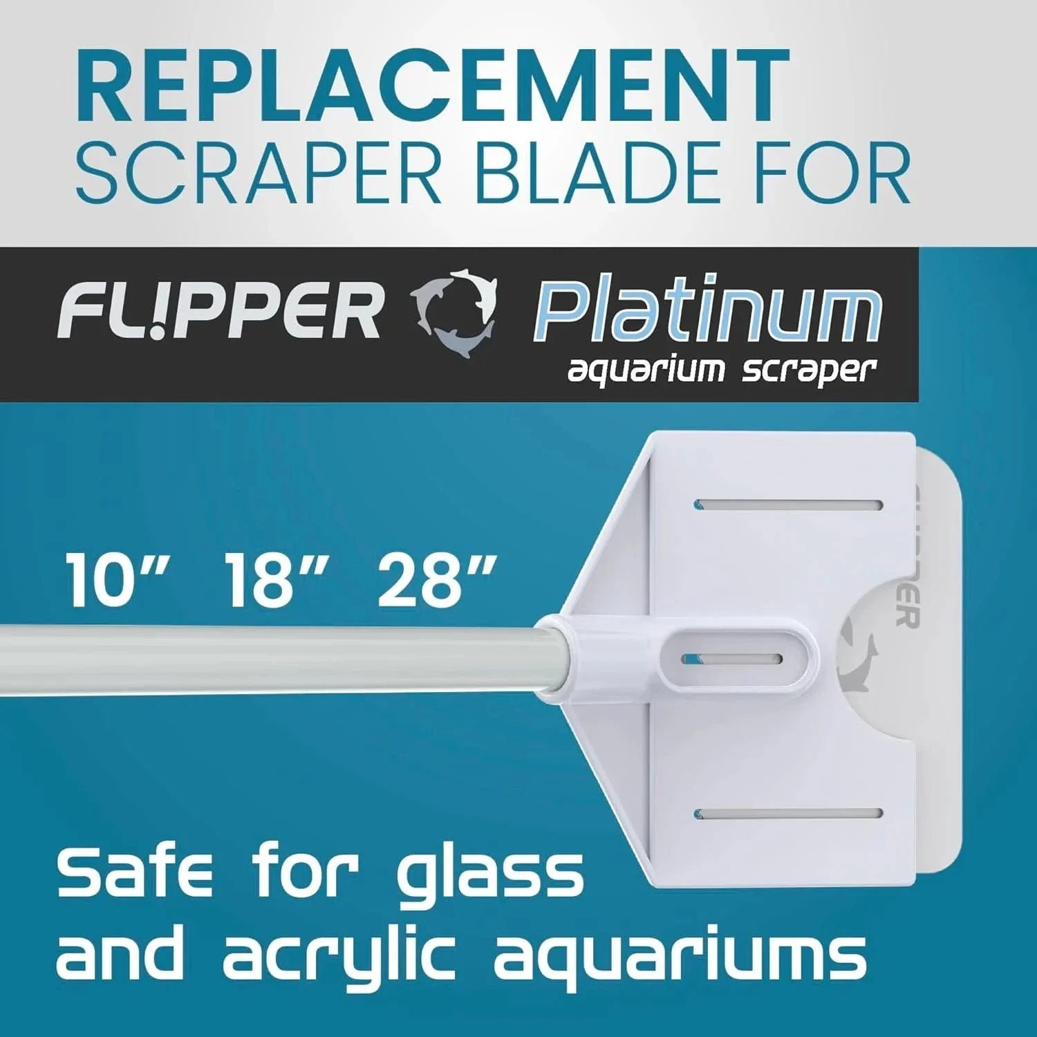 Platinum Algae Scraper Replacement Blades 10 Pack - Flipper - Image 2