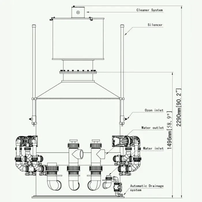 Q8 Commercial Foam Fractionator - Image 5