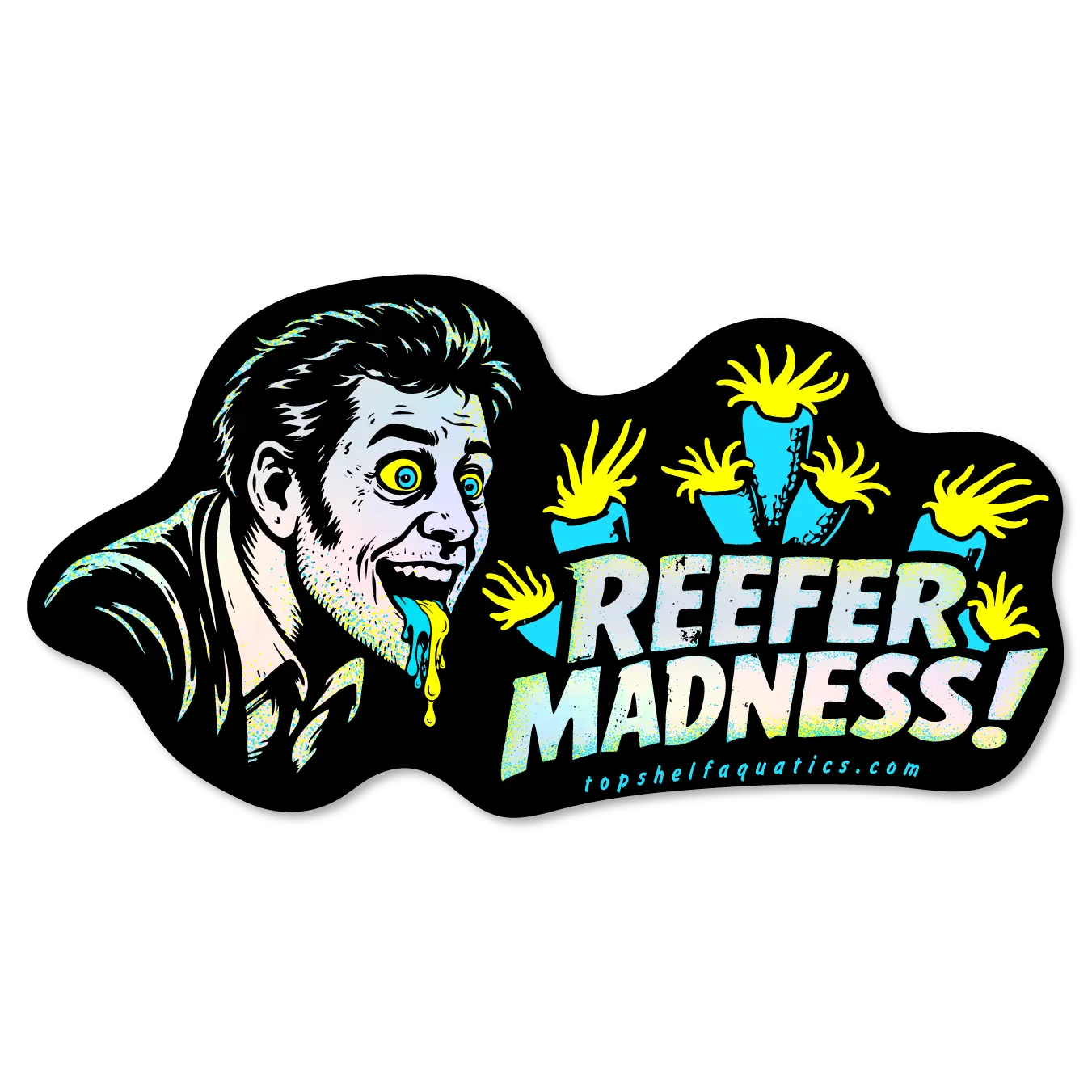 Reefer Madness Holographic Sticker