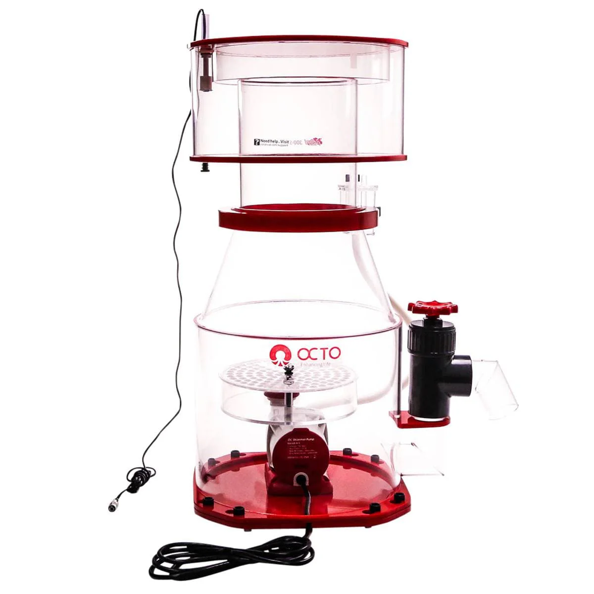 Regal 300SSS 12″ Space Saving Protein Skimmer (Varios) - Reef Octopus - Image 2