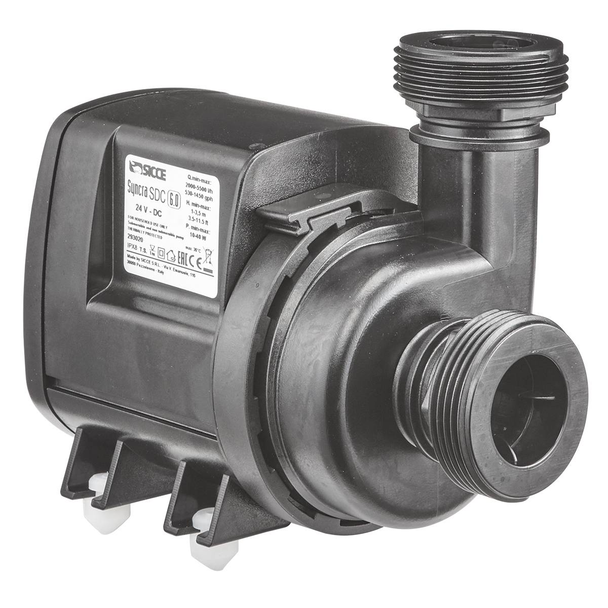 Syncra SDC 6.0 WiFi Controllable Pump (530-1450 GPH) - Sicce - Image 5