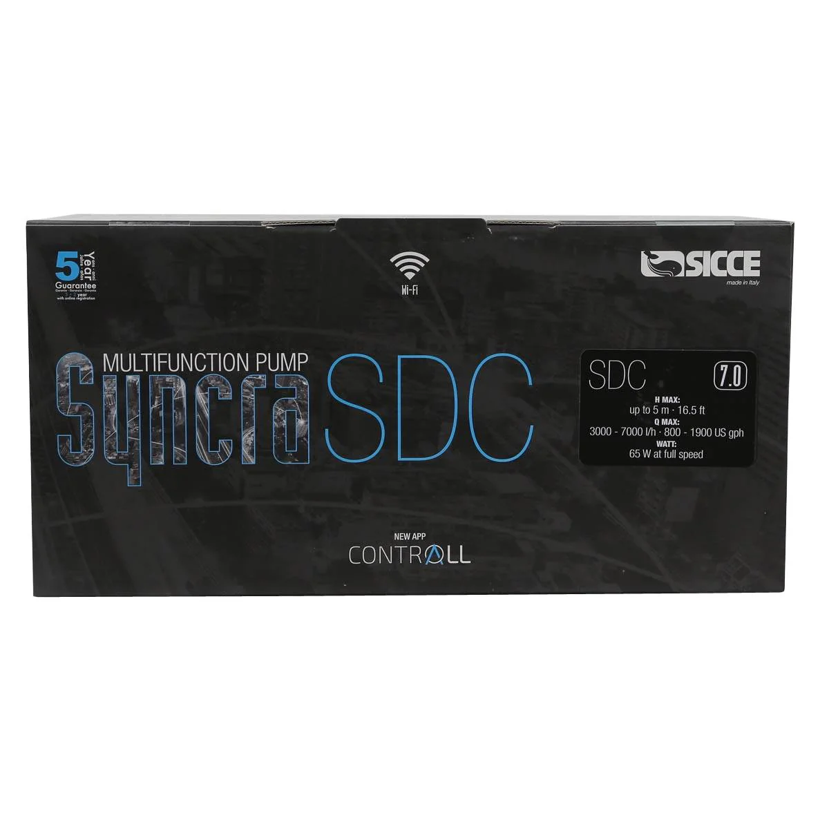 Syncra SDC 7.0 WiFi Controllable Pump (800-1900 GPH) - Sicce - Image 3